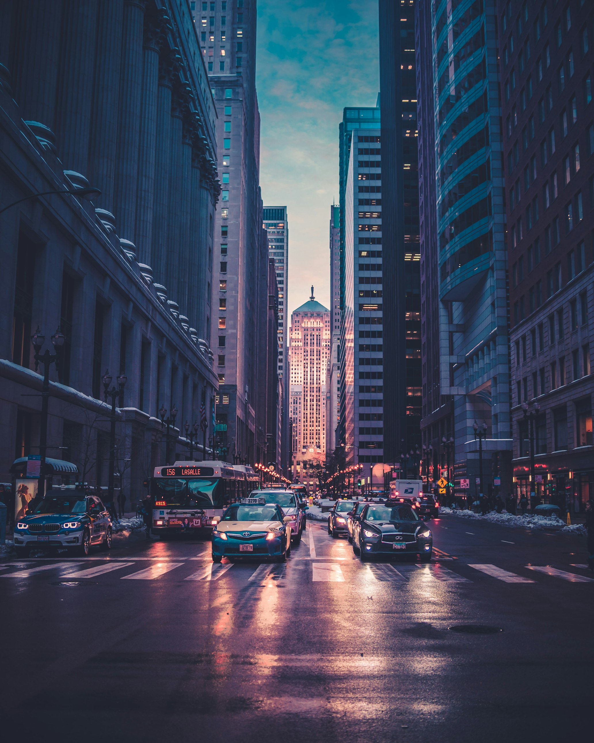 Modern city skyline